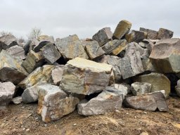 ozark landscape boulders